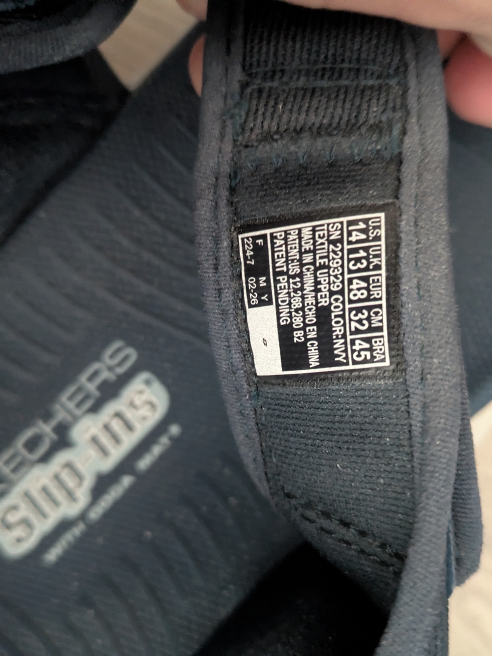 Skechers Men’s Black Slip-Ins Athletic Sneakers And Slip On Sandles - Picture 6 of 10